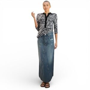 Proenza Schouler Tie-Dye Tissue Henley